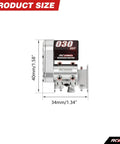 Helical Gear Center Transmission Upgrade For 1 To 30 Scale Axial Bronco And Wrangler JLU RC Crawlers with 55T brushless motor
