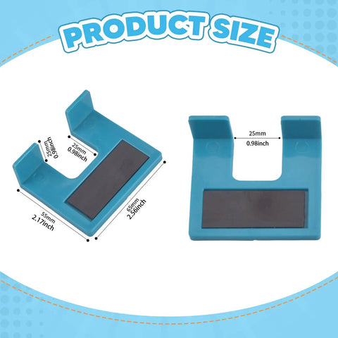 Product size of blue Door Jamb Hinge Jig For Quick Door Install Reusable Drill And Cut Tool For Precise Alignment Durable Hinges