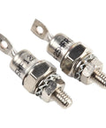 Two Pack High Performance 25HFR120 And 25HF120 Diode Kits metal body with mounting screws for welding and motor control.