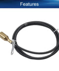 Heavy Duty Flex Shaft Extension For Bench Grinder And Drill Press Quick Swap Rotary Tool Bit Adapter With Reinforced Iron Wire Core coiled design with brass connector
