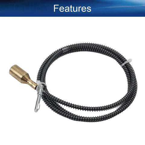 Heavy Duty Flex Shaft Extension For Bench Grinder And Drill Press Quick Swap Rotary Tool Bit Adapter With Reinforced Iron Wire Core coiled design with brass connector