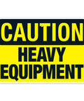 Heavy Equipment Safety Sign Metal Tin 8 By 12 Inch For Factory Floor Parking Lot Office Or Pool Area Tough Weatherproof Rust Resistant