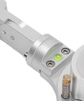 Close-up of Top Rated 35mm Plasma Torch Clamp With Anti Collision Fixture And 360 Degree Free Shaking Aluminum Alloy Structure for CNC Cutting Machine.