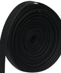 Top Notch 3/8 Inch Heat Shrink Tubing Roll 25 Feet Long Packed With A Rock Solid 2 To 1 Shrink Ratio For A Dead Tight Seal On Black Cable Wraps.