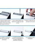 Installation steps for 22 Piece Magnetic Push Latches For Cabinets No Tool Needed Easy Install Cabinet Hardware Touch Latch.
