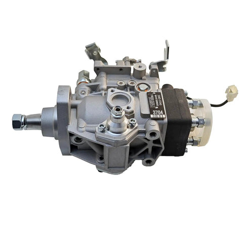 Badass Fuel Injection Pump For Mitsubishi S4S DT Engine 32A65-37040 196000-5030 Diesel Replacement side view showing fitting details.