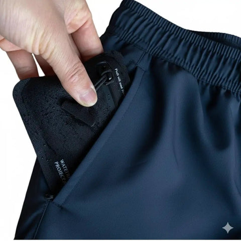 Waterproof Minimalist Pouch For Outdoors Junkies, Airtight Zipper TPU Wallet in pocket, perfect for cycling, ultra compact