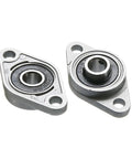 Heavy Duty Zinc Alloy Rhombic Flange Ball Bearing Units With 8mm Bore Fits General Machinery Offering A Straight Shot Bolt On Install Plus Pre Assembled Design That Keeps Things Simple While Resisting Corrosion Like A Boss Stay Protected. two-pack
