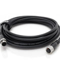 M12 8 Pin Waterproof Actuator Cable With Straight Male To Female Connector Shielded Aviation Sensor Cable