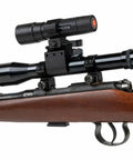 Universal 21mm Weaver Picatinny Rail Base Adapter Converter mounted on a hunting rifle with scope