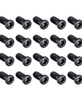 High Strength M4 X10mm Torx T15 Flat Countersunk Machine Screws Replace Carbide Inserts For Cnc Lathe Tool Holders 12.9 Grade Carbon Steel 20 Piece Kit, displayed in a group.