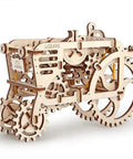 3D Wooden Tractor Puzzle For Adults A DIY Brain Teaser Self Assembly Mechanical Model Engineering Toy For Home Office Decor Eco Friendly Wood Craft Kit Vintage Tractor Build And Display, wooden gears view