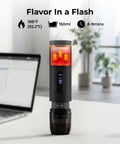 Portable Drip Coffee Maker On The Go 2 In 1 Compatible With K Cup And Ground Coffee Self Heating With LCD Display USB C in office
