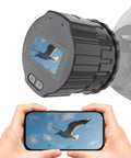Plug And Play Digital Eyepiece Camera For Telescopes And Microscopes With 2K Video Recording, Built In WiFi Hotspot, showing bird view