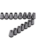 ER20 Collet Set 1 to 13mm for CNC Milling Lathe Engraving Router Workholding Tool Holder Kit with spring steel construction