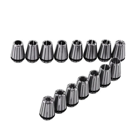 Heavy Duty ER20 Spring Collet Set 15Pcs For CNC Milling Lathe Engraving Machines, 1 to 13mm high precision workholding tools