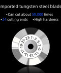 Precision Optical Fiber Cleaver FC-6S With Built-In Shred Collector For 250um To 900um Coating Durable blade showing 24 cutting ends.