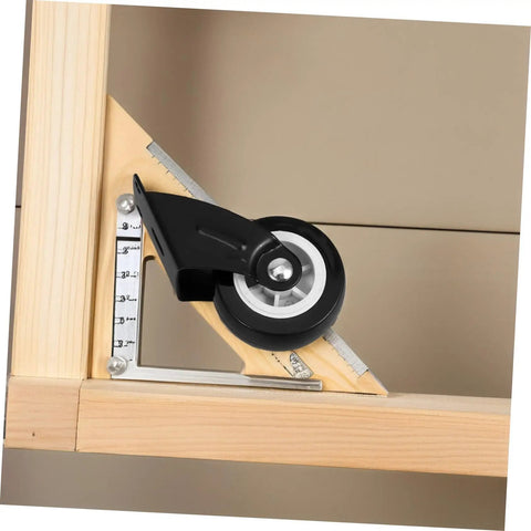 Close-up of a silent bearing caster on the rail of a Heavy Duty Folding Barn Door Hardware Kit With Silent Bearing Casters Runs Dead Quiet Sliding Roller System For Closet Wardrobe Zero Hassle Install Rock Solid Frame Built Tough Daily Grind.