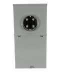 Front view of TSM420CSCUP 200A Meter Load Center Outdoor Socket with Combination Main Breaker and Ring-Type Meter Socket