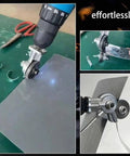 Electric Drill Plate Cutter Attachment For DIY Metalwork Steel Sheet Nibbler Shears Precision Plate Cutting Tool