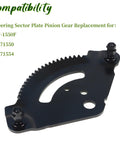 Black metal steering sector for Steering Sector and Pinion Gear Replacement for Cub Cadet LT Series and Troy Bilt Tractors