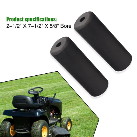 Deck Wheel Roller Caster Kit With Two 67240 And Two 30240-0 Rollers for Lawn Mowers, 2-1/2" x 7-1/2" x 5/8" Bore