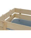 Beefy Heavy Duty Wagon With 14 By 32 Inch Steel Box, 10 Inch Pneumatic Wheels, High Wooden Sides For Easy Hauling Of Tools, Firewood And Gravel