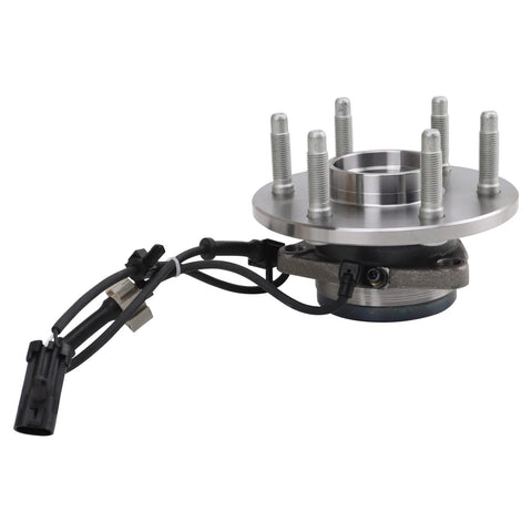 Front Wheel Hub And Bearing Assembly For 4x4 With ABS And 6-Lug Fits 1999-2006 Chevy Silverado GMC Sierra Tahoe Suburban Yukon