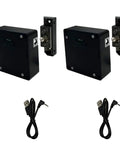 RFID Cabinet Lock Set Two Pack Hidden DIY USB Cable Locks for Wooden Cabinets Drawers Cupboards and Lockers Easy Setup