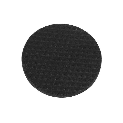 Self Adhesive Furniture Floor Protectors 12 Pack Round Rubber Pads For Wood Floors And Table Chairs Desk Surfaces Anti Scratch Cushions With Strong Adhesive Black