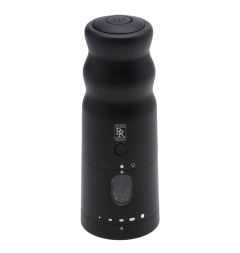 Electric Pepper Grinder with LED Light, Rechargeable and Up to 10X Faster One Touch Operation, Adjustable Coarseness in 5 Settings
