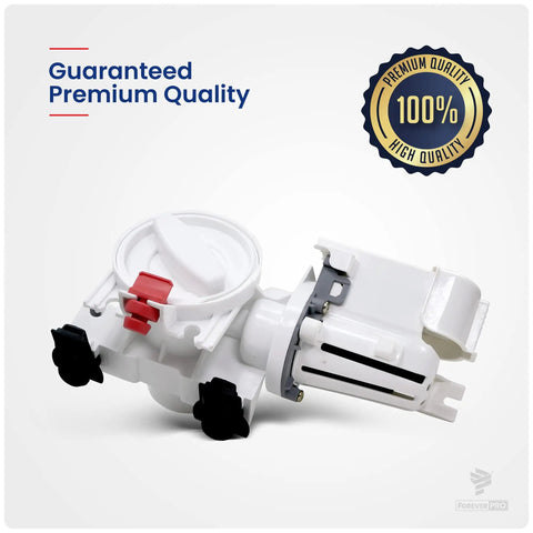 Washer Drain Pump Assembly For Whirlpool Replacement Kit 280187 With OEM Style Parts, Easy DIY Repair For Quiet Drain And Fast Fix