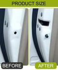 Heavy Duty Rubber Car Door Bumpers 10 Pack Oem Fit 82191 28010 Universal Edge Guards installed on vehicle doors before and after.