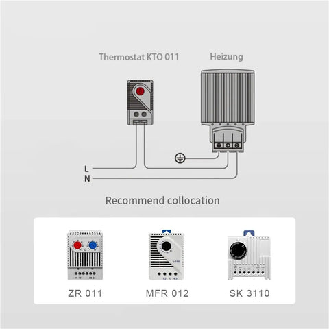 Kickin Out Serious Warmth With These Heavy Duty 65 Watt Din Rail Cabinet Heaters Rock Solid Pack Of Ten For Industrial Panels That Handle Any Cold Snap Without Breaking A Sweat with thermostat connections.
