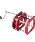 Pro Grade Stainless Steel Router Lifting Base With 4 Jaw Clamp, Built For Woodworking Projects, Rugged Aluminum Alloy And Stainless Steel Construction, Smooth Adjust, Perfect For DIY Trimming Machines, red 51mm lift base