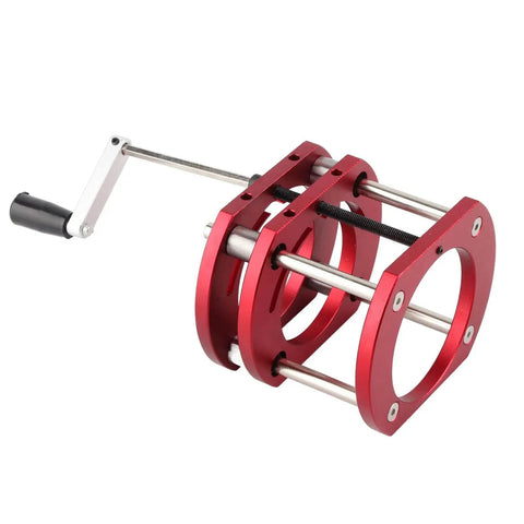 Pro Grade Stainless Steel Router Lifting Base With 4 Jaw Clamp, Built For Woodworking Projects, Rugged Aluminum Alloy And Stainless Steel Construction, Smooth Adjust, Perfect For DIY Trimming Machines, red 51mm lift base