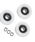 36 Tooth Nylon Motor Gear Set With Gear Clutch For Electric Tools Pro Grade Replacement 3 Piece Kit Durable Easy Install Upgrade