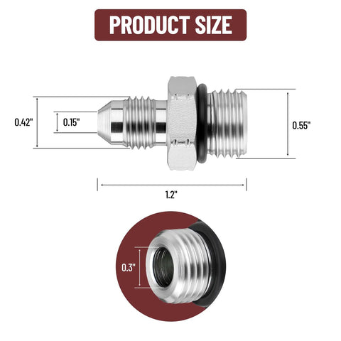 Built Like A Tank Hydraulic Adapter Fittings 10 Pack Quarter Inch Jic Male To 6 Sae Orb Male Connectors With High Pressure O Ring Seal And Smooth Conical Design For Heavy Duty Rig Builds And Reliable Leak Free Performance