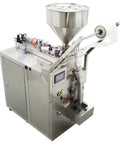 Built Like A Tank Stainless Steel Automatic Filling Machine For Thick Pastes And Thin Liquids Smooth Pneumatic Action, 10-100 ml.
