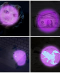 Six Pack 395nm Mini UV LED Keychain Flashlight Black Light for Detections illuminating various items and fluids