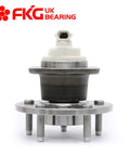 Front view of Rear Wheel Bearing Hub Assembly Set Of 2 For 2000 2013 Chevy Impala 2005 2009 Buick Lacrosse 2002 2005 Chevy Monte Carlo