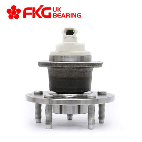 Front view of Rear Wheel Bearing Hub Assembly Set Of 2 For 2000 2013 Chevy Impala 2005 2009 Buick Lacrosse 2002 2005 Chevy Monte Carlo