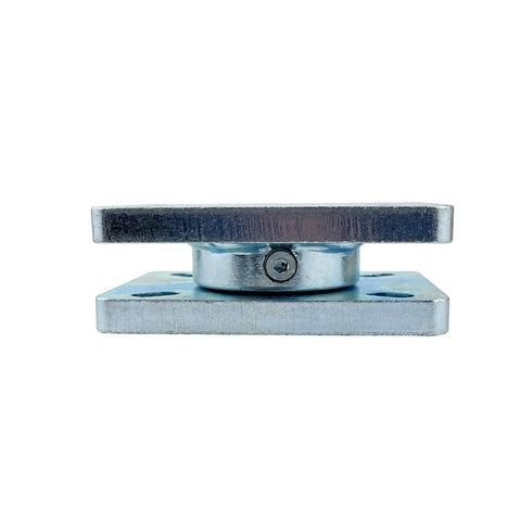 Beefy Heavy Duty Bearing Plate Turntable With 5000 Lb Rating, Smooth Swivel, Greaseable Bearing System side view