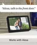 Top Shelf Hardwired Video Doorbell Camera With Flawless 1080p Hd Streaming Two Way Audio Rapid Motion Alerts And Easy Install Wall Mount Smart Porch Guardian System displayed on a smart screen.