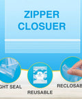 Clear 3 By 3 Inch Reclosable Zip Bags Pack Of 1200 2 Mil Thick Food Safe Poly Bags With Resealable Zipper For Grab And Go Travel Shipping Organization Packing And Storage with zipper closure and tight seal.