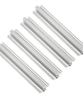 Heavy Duty T-Slot Aluminum Profile Extrusion 4 Piece Set With EU Slots Ideal For DIY Framing Industrial Builds and Workbench Projects, 250mm long.