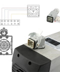 Beast Of A CNC Milling Machine With 9KW ER32 Air Cooled High Speed Motor And Four Ceramic Bearings connector and wiring diagram