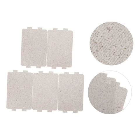 5 Pack Mica Sheets For Microwave Oven Insulation And Waveform Plate Replacement, Heat Resistant, Cut To Fit For Toaster, Hair Dryer