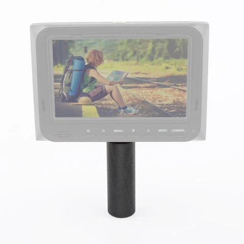 Lightweight Aluminum Camera Grip And Stabilizer For DSLR Pro Video On The Go With monitor attachment and rubber handle