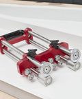 Two Station Metal Bender Pro Grade For Precise Bends Under 150mm, showing adjustable roller spacing from 0.5mm to 1mm.